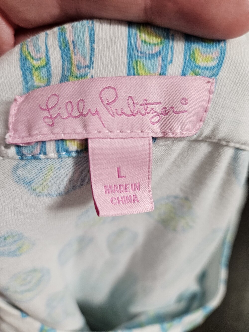 Lilly pulizer dress size large shells - Picture 8 of 8